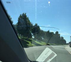 long crack repair on windshield